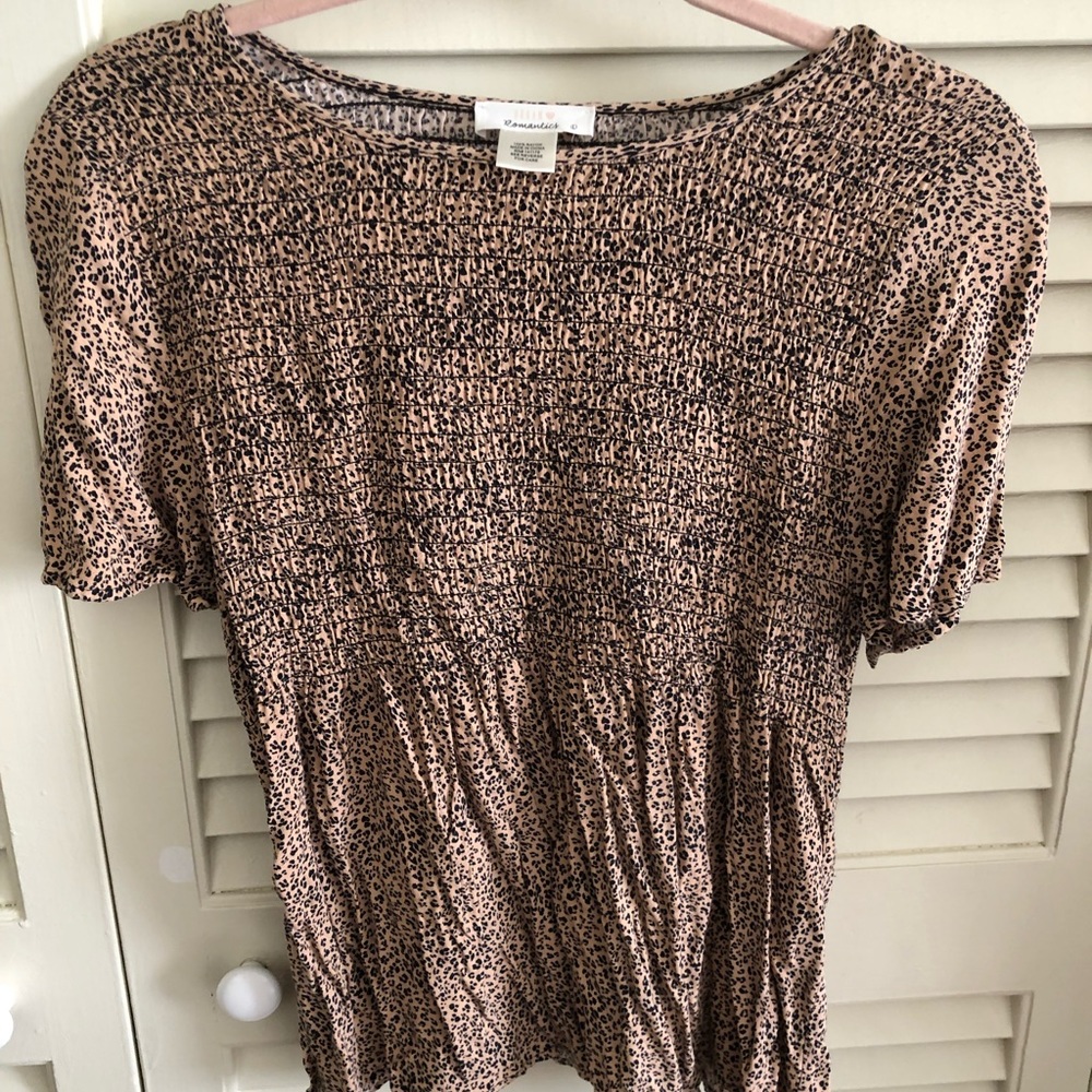 Cheetah/leopard print shirt